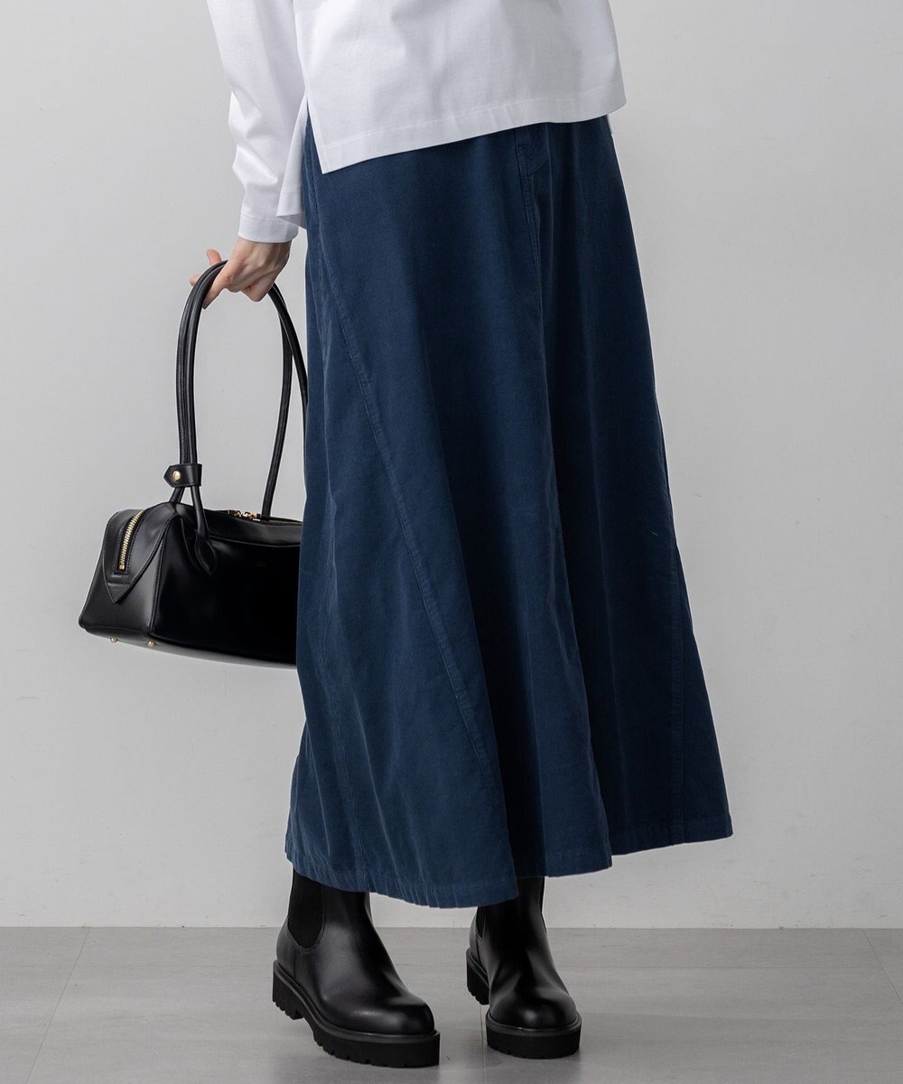 23区 【Oggi11月号掲載/洗える】コットン コーデュロイ スカート 