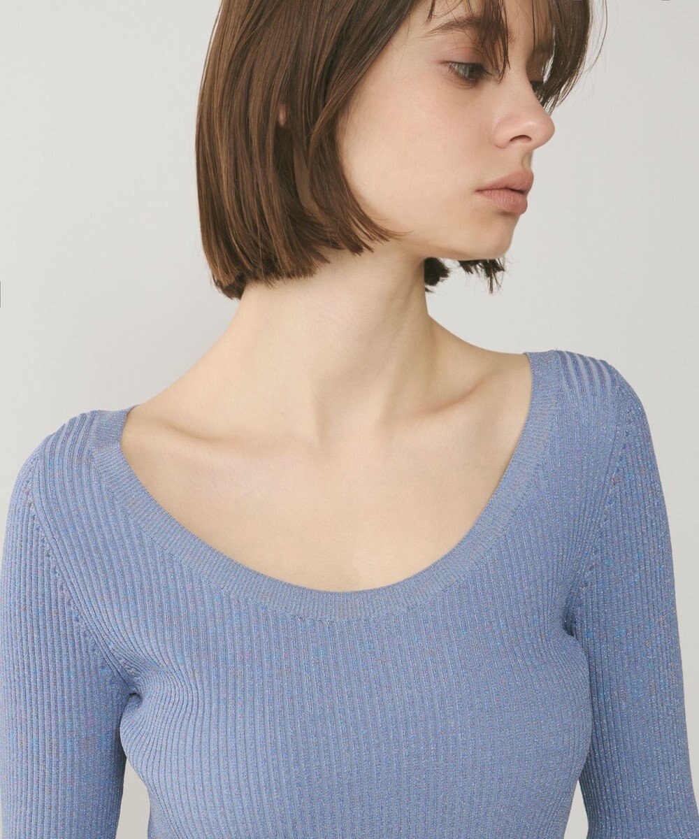 GRACE CONTINENTAL ハイゲージラメニットトップ 