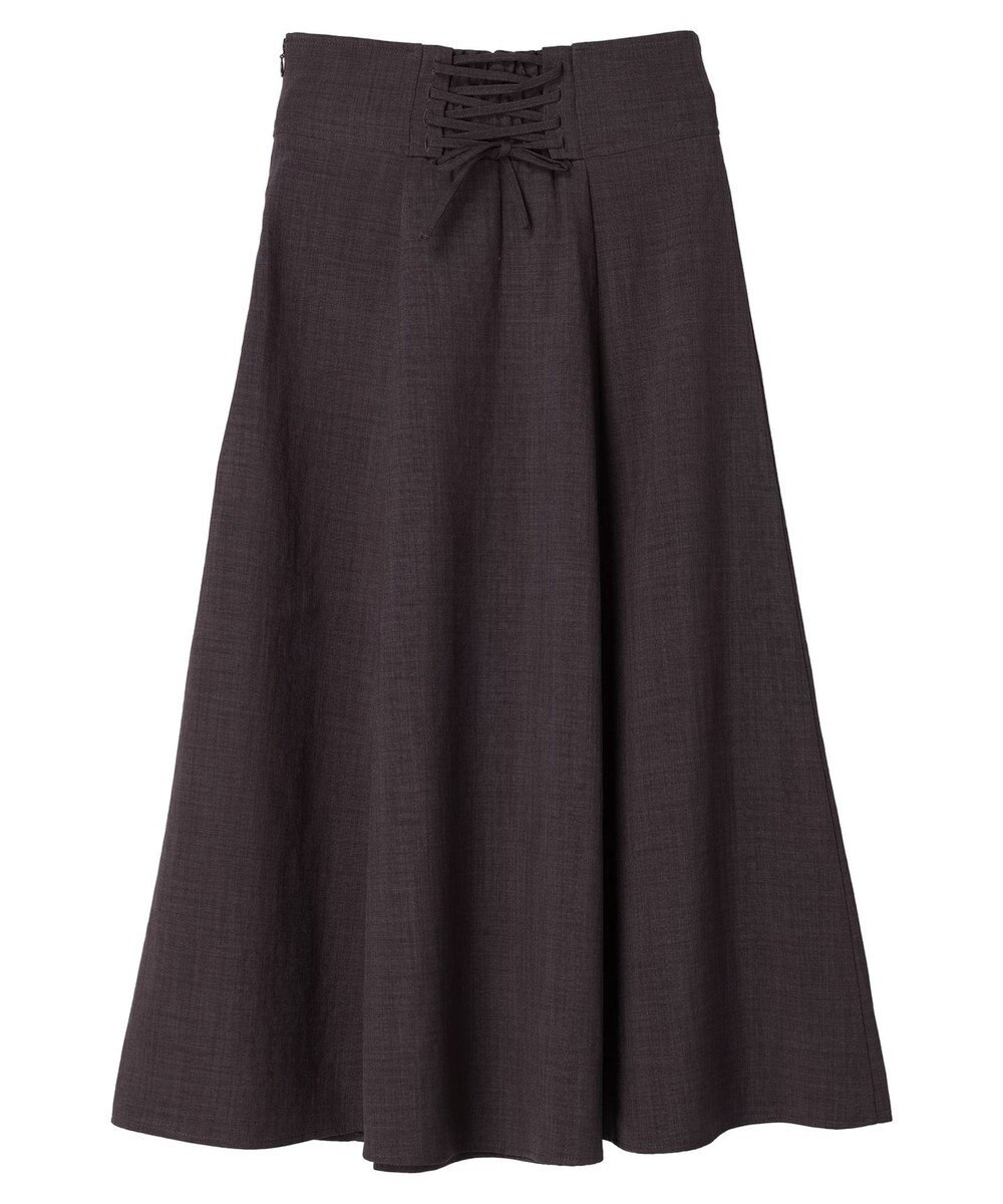 earth music&ecology バックレースアップスカート 