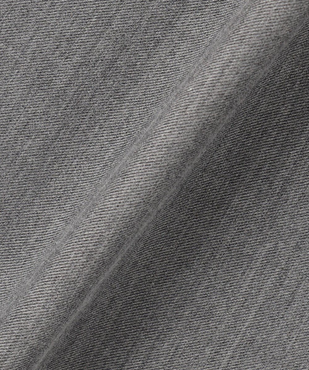 J.PRESS LADIES S シャンブレー2wayストレッチ ワイド ストレート パンツ 