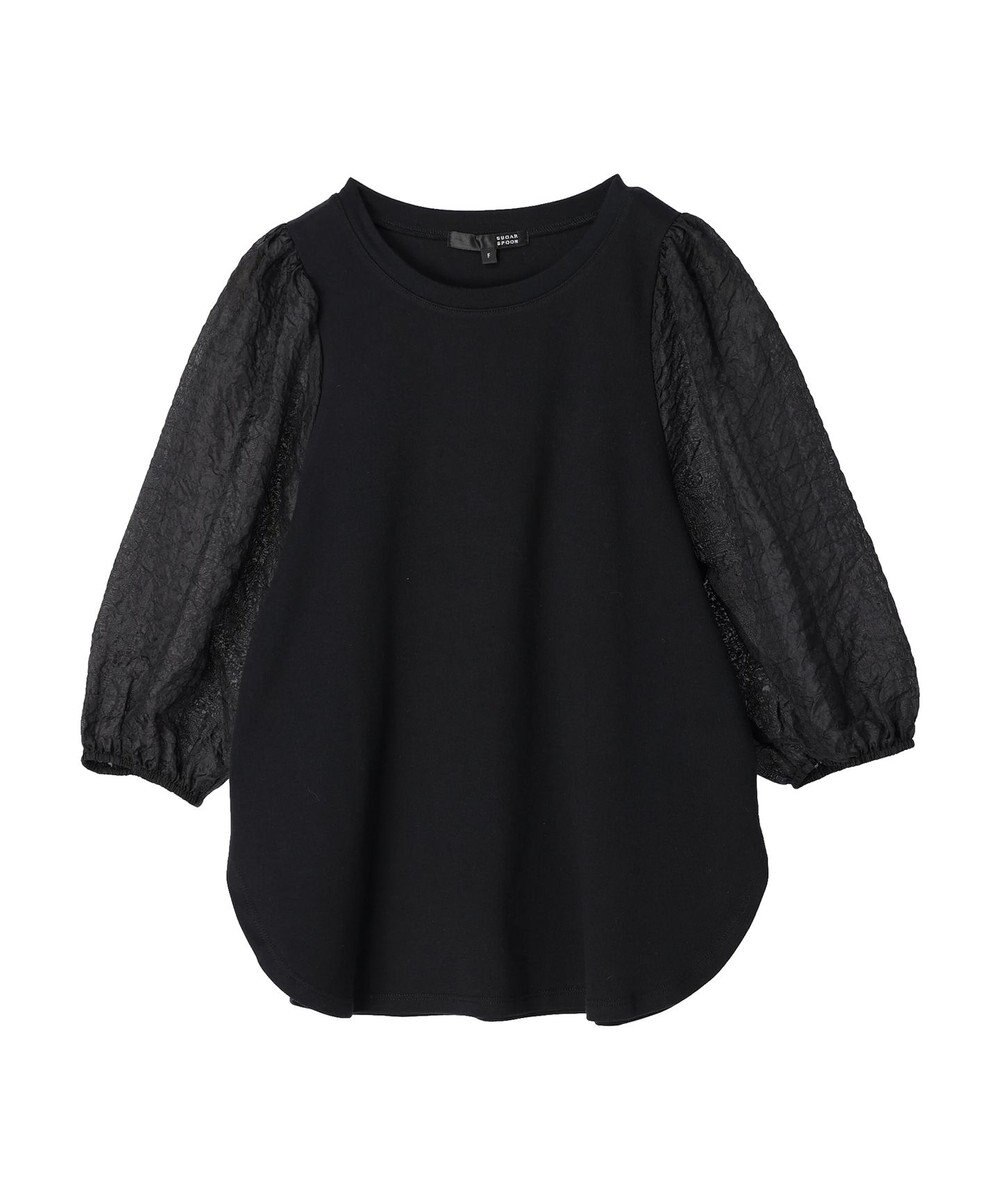 Green Parks ・ＳＵＧＡＲ　ＳＰＯＯＮ　シャーリング袖プルオーバー 