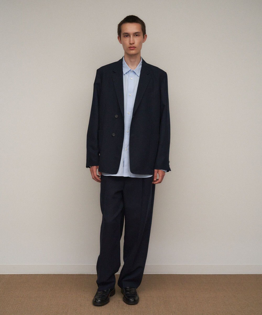 ATON TWIST WOOL LINEN | セミダブルジャケット - UNISEX 