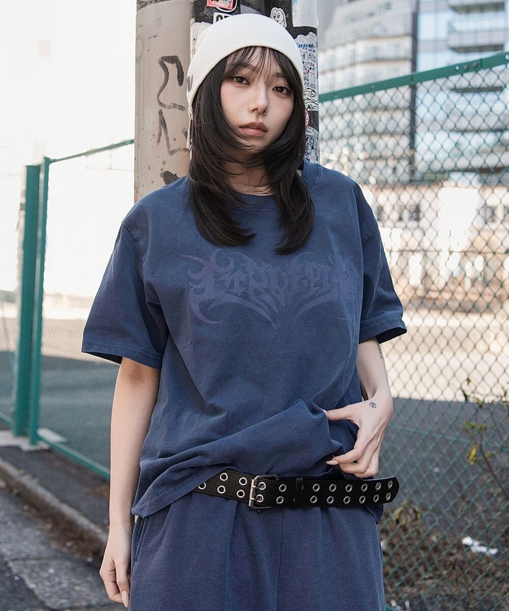 WEGO 【ユニセックス着用ITEM】ピグメントグラフィックT（SS） 