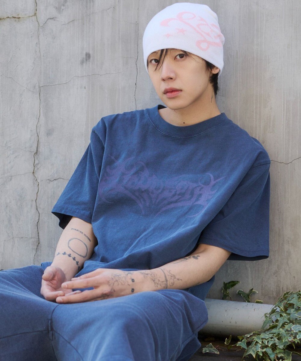 WEGO 【ユニセックス着用ITEM】ピグメントグラフィックT（SS） 