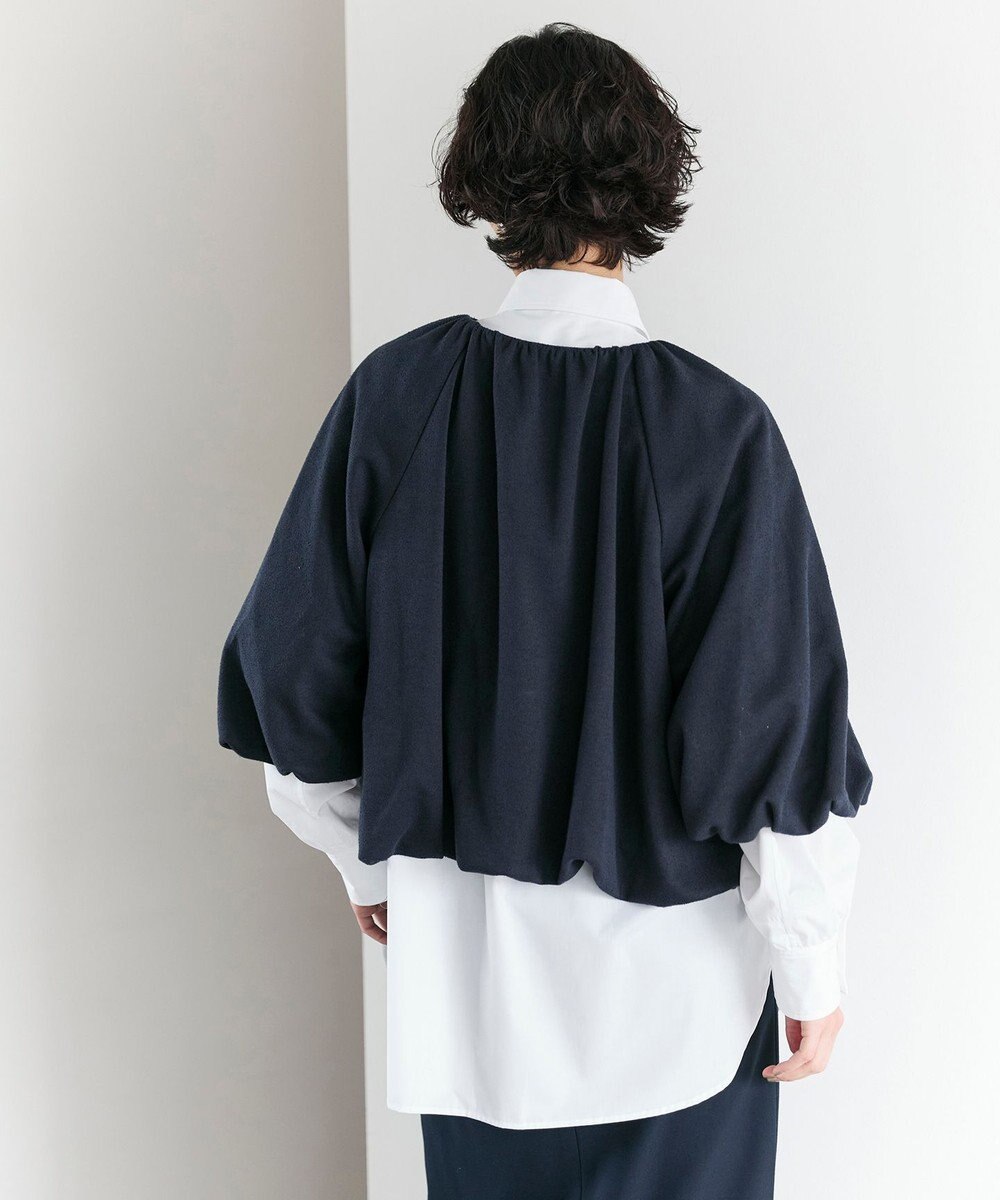 #Newans 【セレモニーにも/洗濯機可】バルーンヘムライトブルゾン​ 