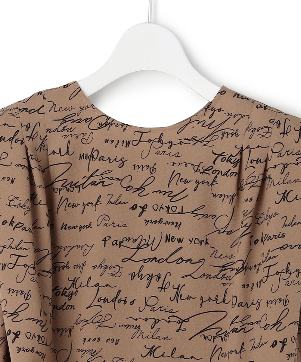 ICB 【30th ANNIVERSARY】5cityプリント ノースリーブワンピース 