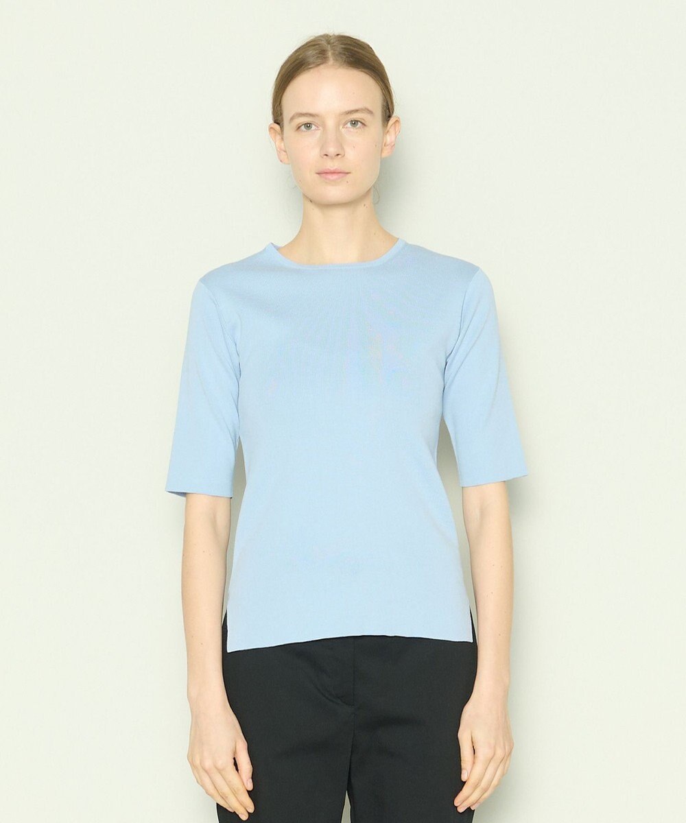 JOSEPH 【洗える】フィールコットン　ニットTEE 