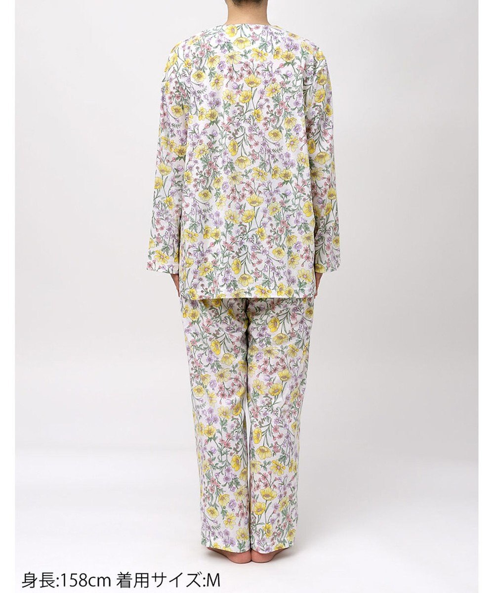 Wing パジャマ 綿100%(本体) 天竺素材 長袖 長ズボン レディース EP8040 ウイング／ワコール 