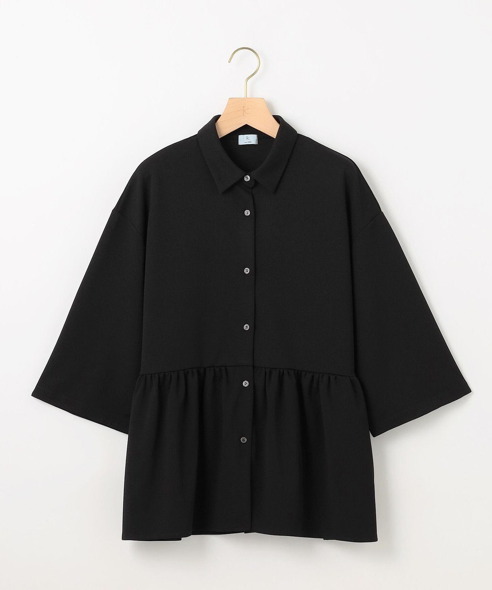 組曲 S ジョーゼットジャージーボウタイチュニック ブラウス 