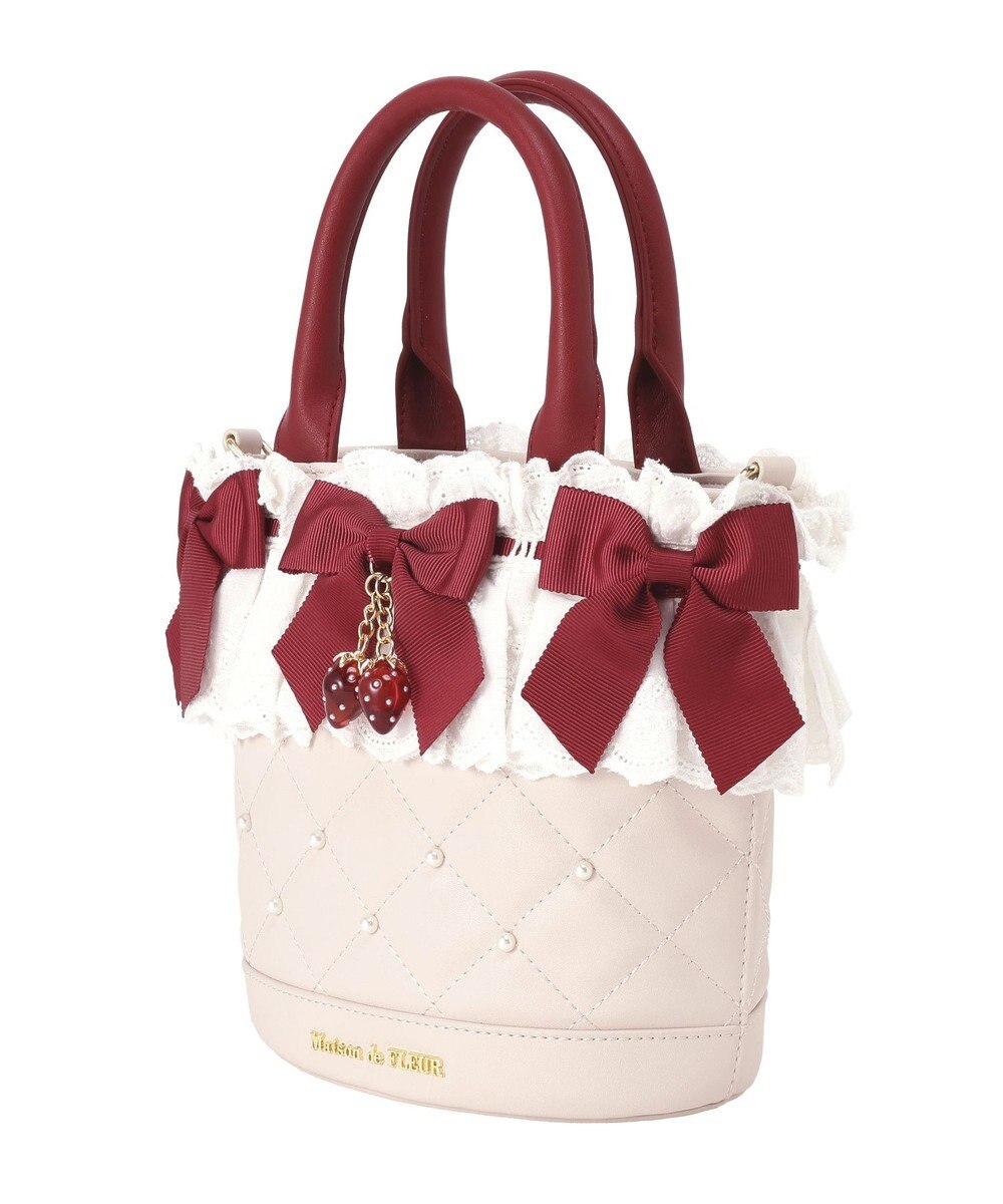 Maison de FLEUR ガトーフレーズ2Wayバッグ 