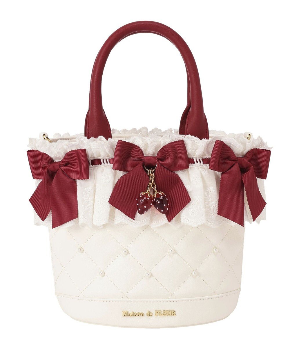 Maison de FLEUR ガトーフレーズ2Wayバッグ 