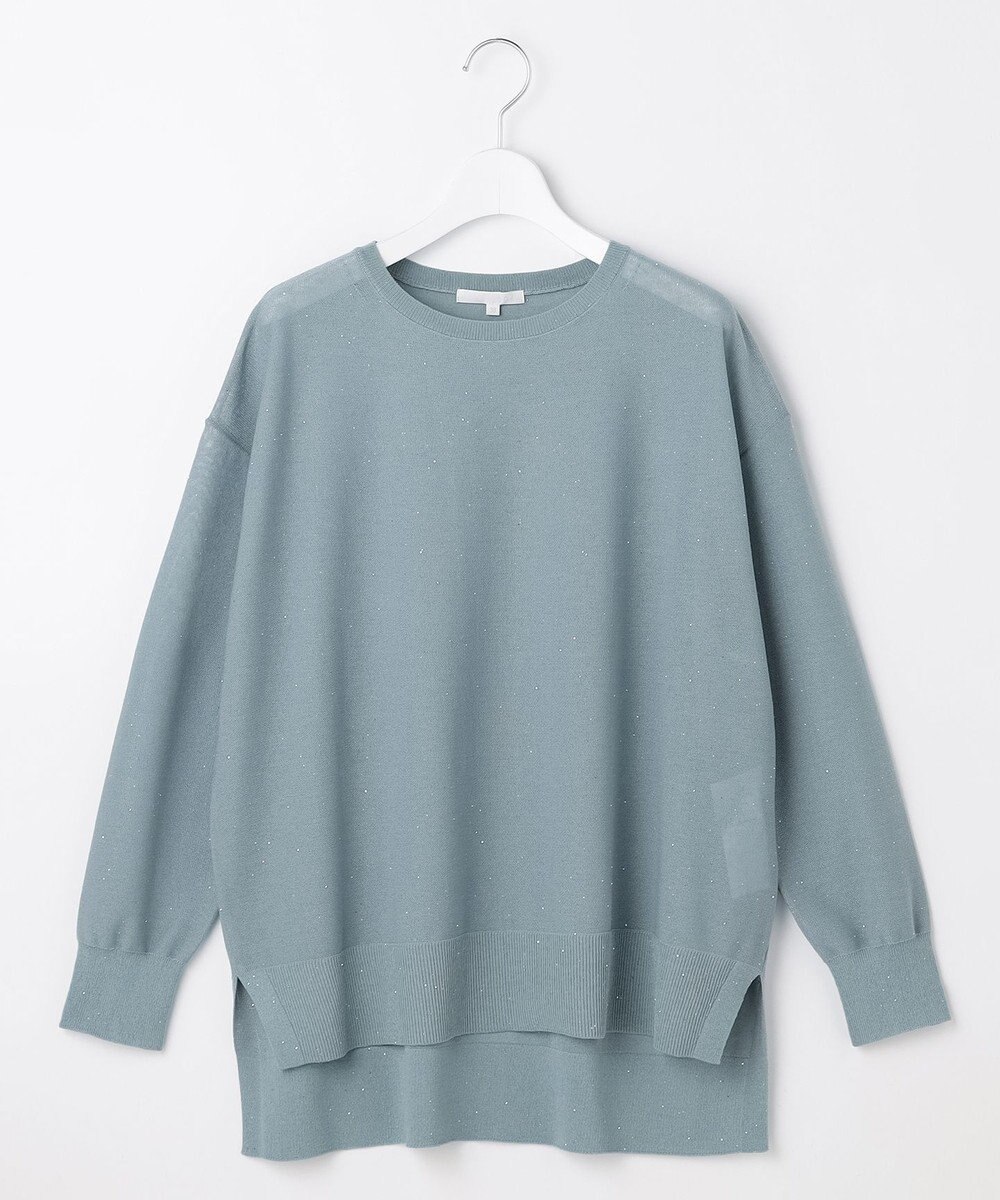 自由区 S 【カタログ掲載】ファインゲージスパングルプルオーバー ニット 