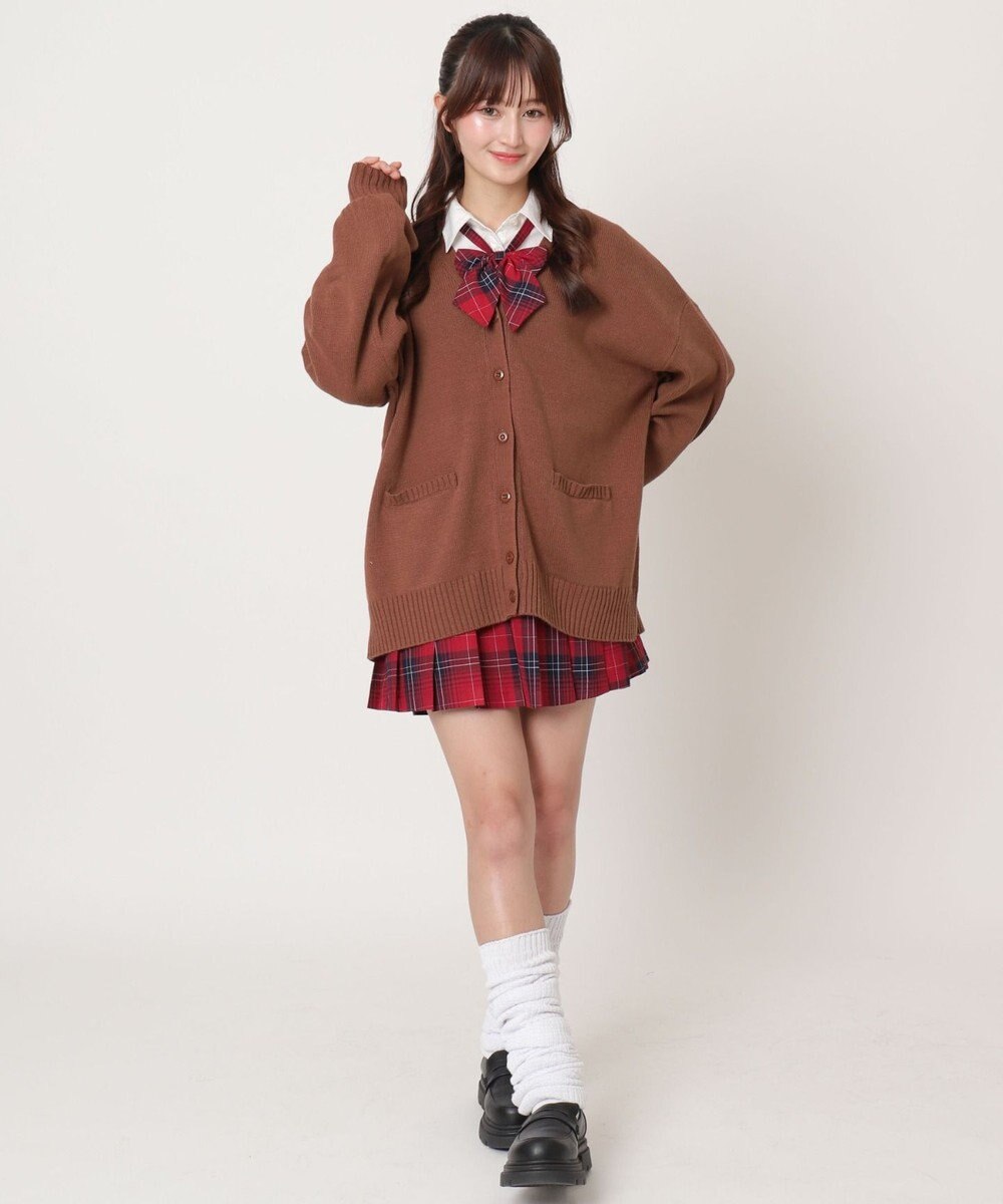 WEGO 【SCHOOLITEM】ニットカーディガン 