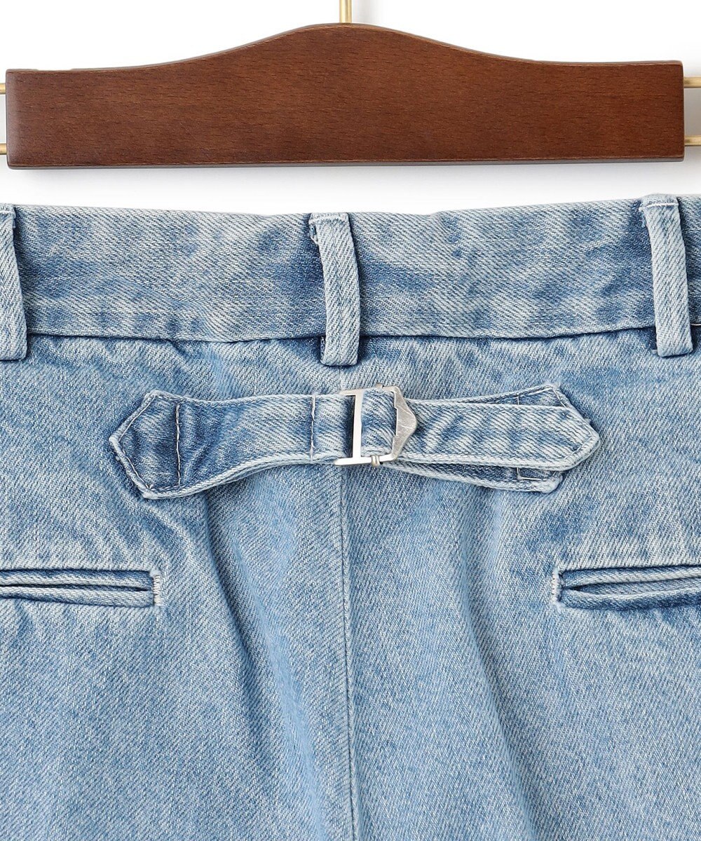 J.PRESS MEN 【J.PRESS ORIGINALS】SHIOTA DENIM PIPED STEM 1TUCK / JAPAN MADE 