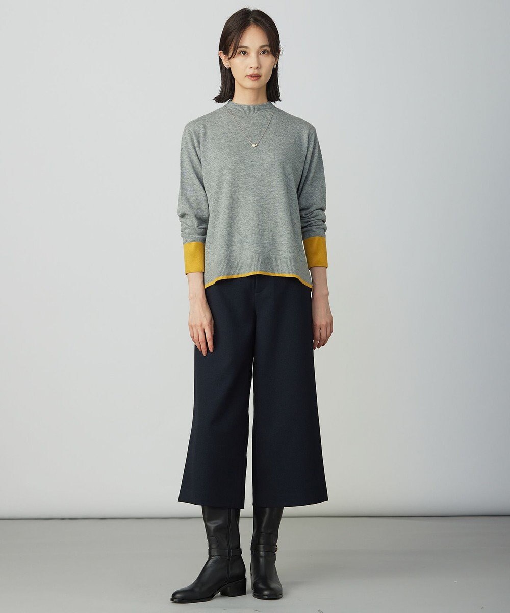 J.PRESS LADIES 【WEB限定カラーあり】ツムギートflannel クロップド パンツ 