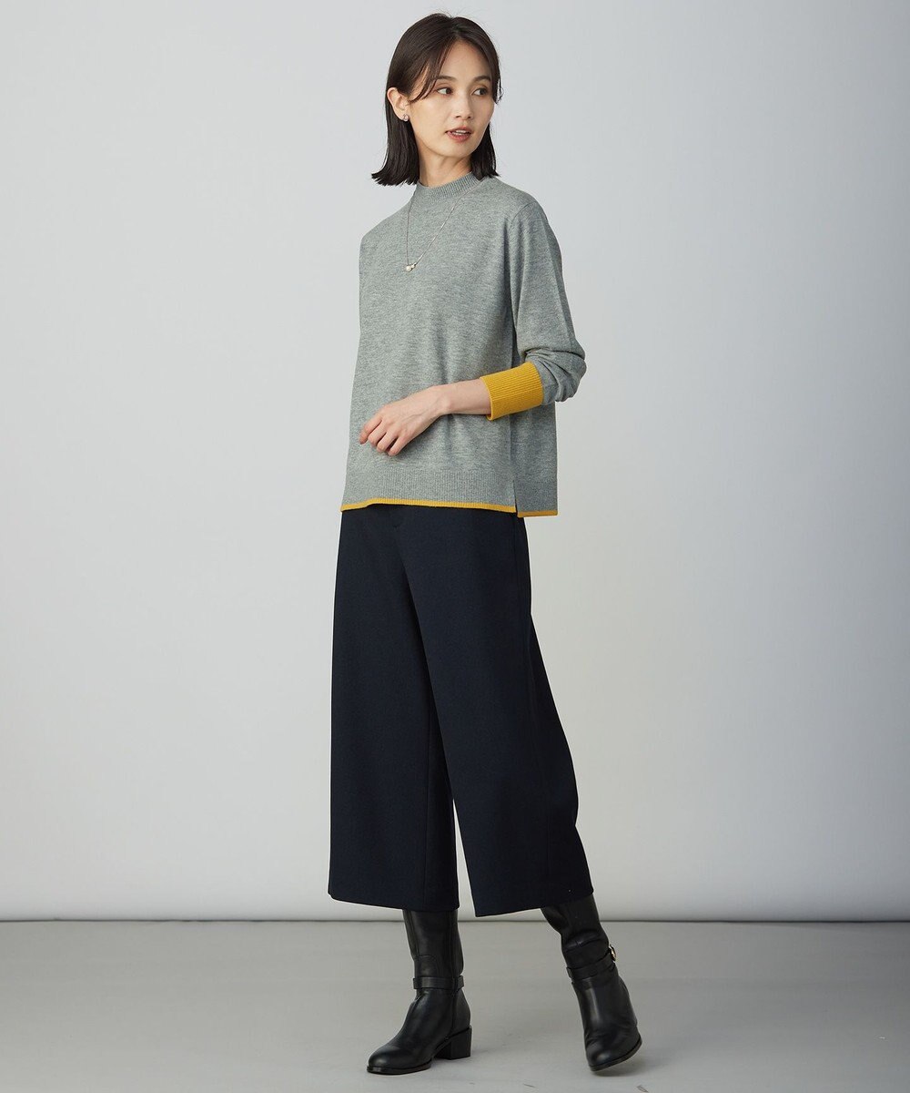 J.PRESS LADIES 【WEB限定カラーあり】ツムギートflannel クロップド パンツ 