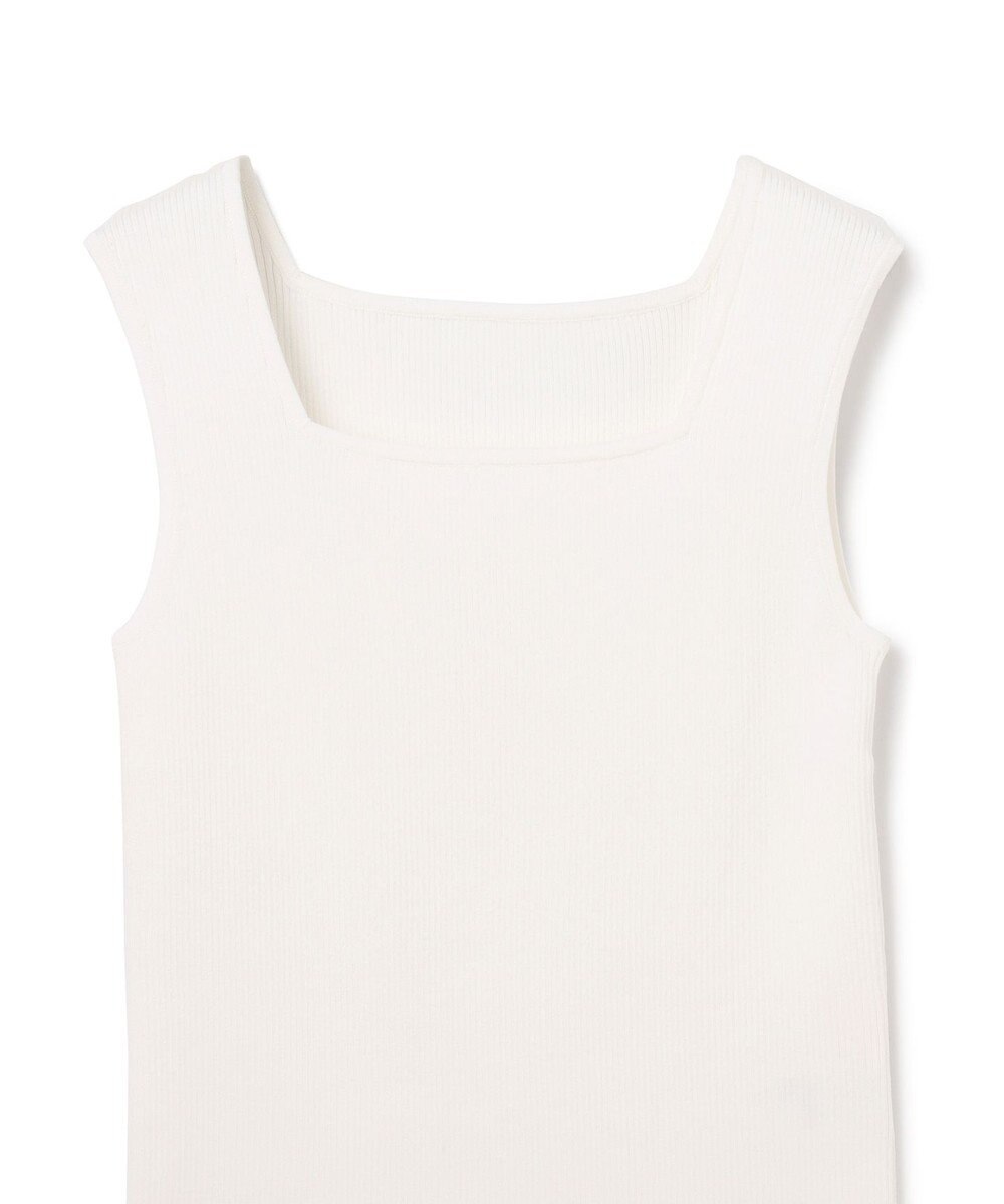 GRACE CONTINENTAL スクエアリブニットトップ 