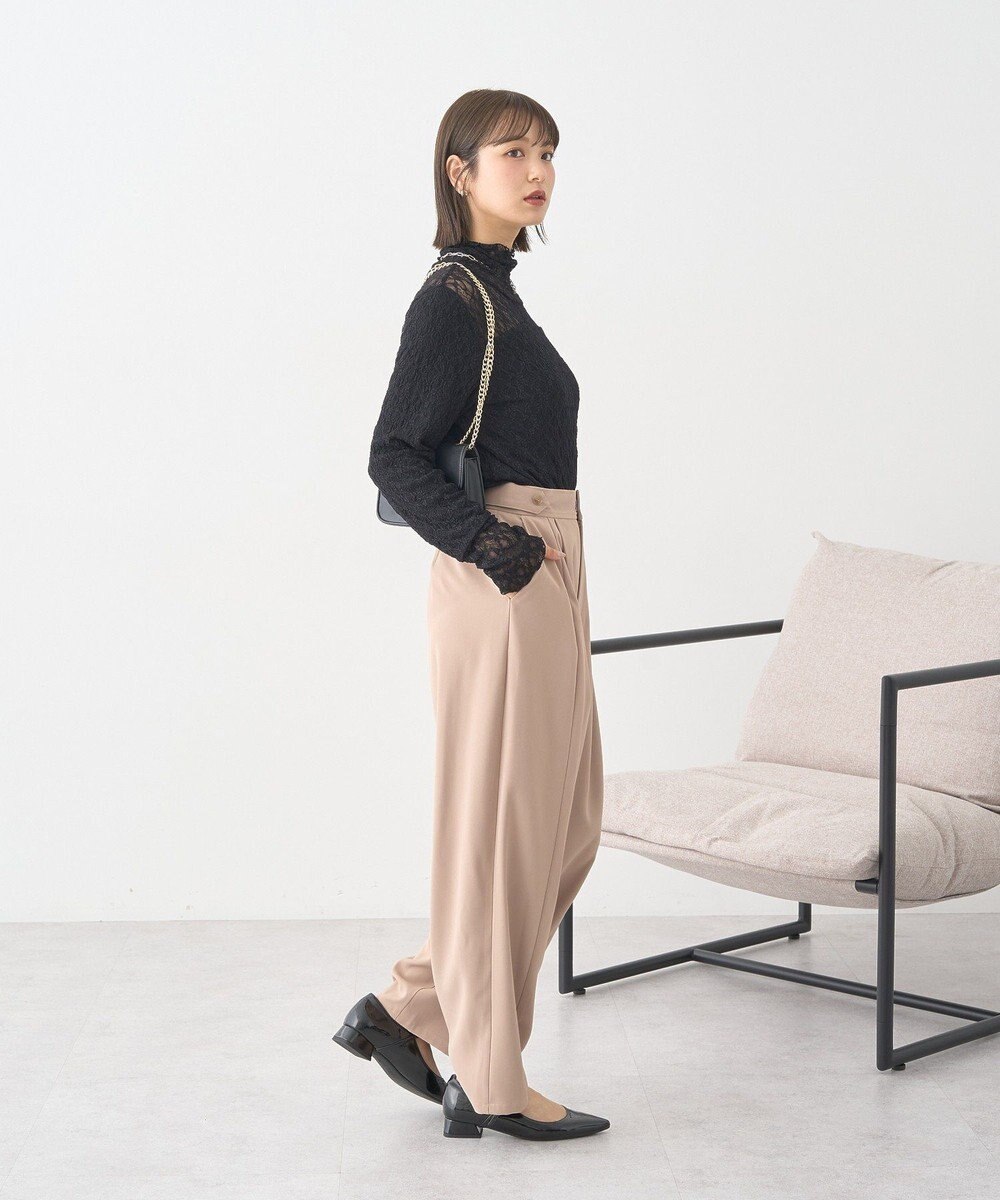 earth music&ecology 【吸湿発熱】あったかフェミニンインナー（ハイネック） 