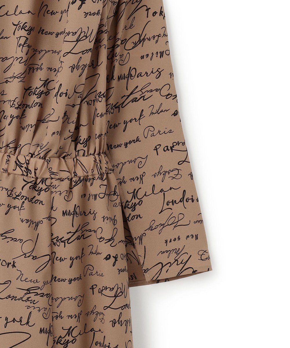 ICB 【30th ANNIVERSARY】5cityプリント ノースリーブワンピース 