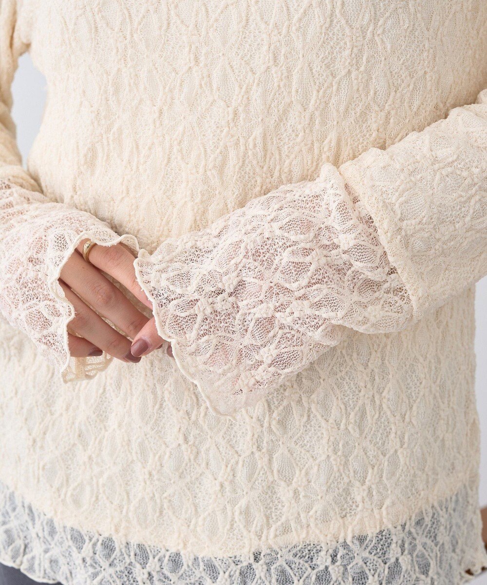 earth music&ecology 【吸湿発熱】あったかフェミニンインナー（ハイネック） 