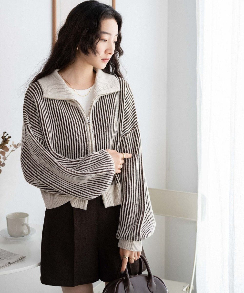 WEGO ダブルジップショートカーデ 