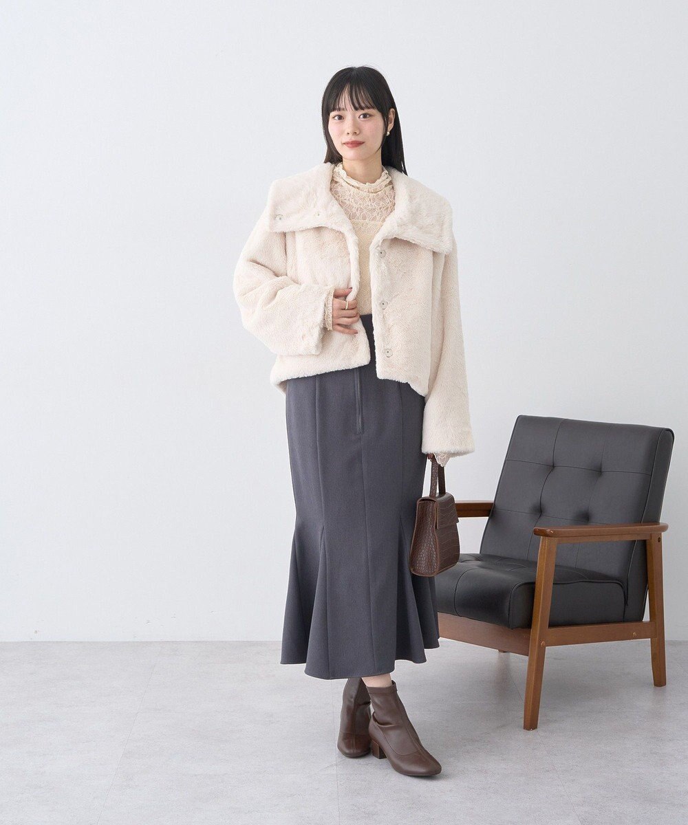 earth music&ecology 【吸湿発熱】あったかフェミニンインナー（ハイネック） 