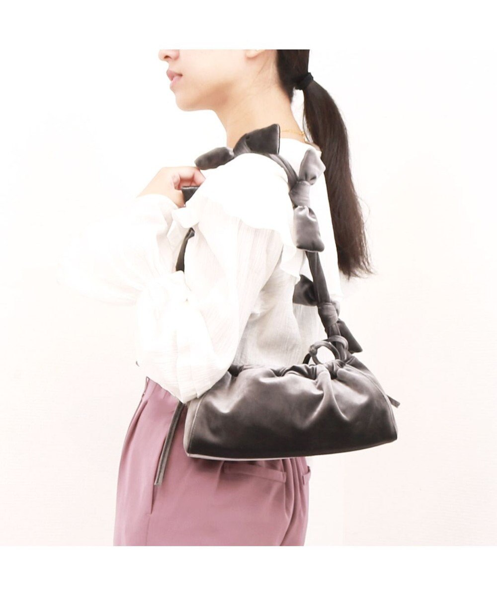 UNBILLION カカトゥ kakatoo / ベルベットリボンバゲットショルダーバッグ 