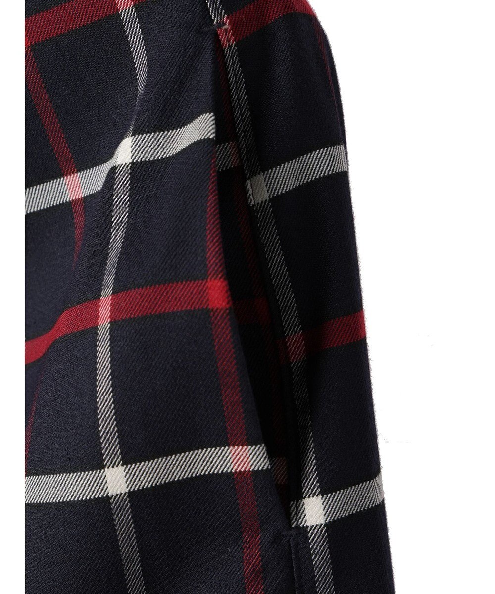 Green Parks ベルトデザインチェックＩラインスカート 