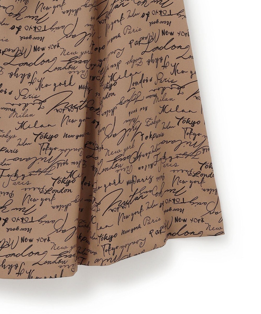 ICB 【30th ANNIVERSARY】5cityプリント ノースリーブワンピース 