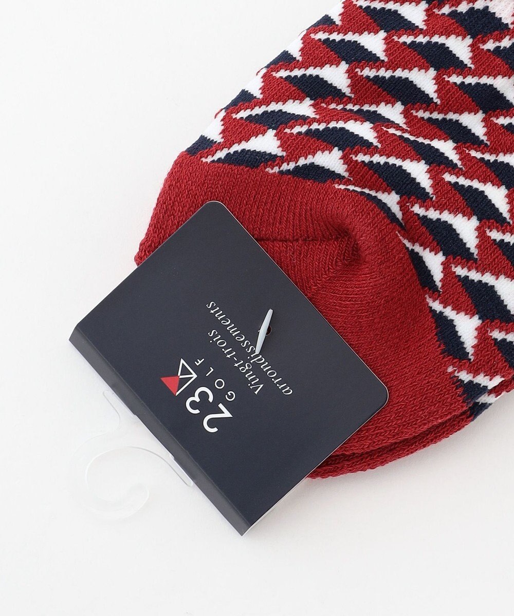 23区GOLF 【WOMEN】フラッグアンクルソックス 