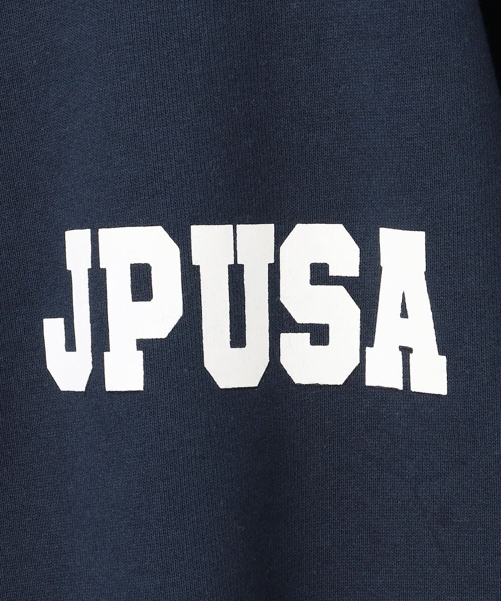 J.PRESS MEN 【J.PRESS ORIGINALS】Supima Recycle French Terry Logo Sweat Zip-Shirts 