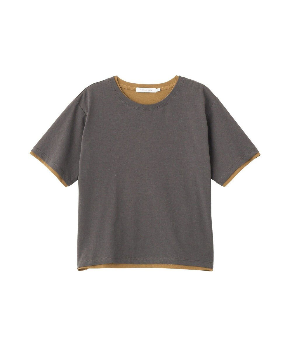 AMERICAN HOLIC 【2点セット】レイヤードシアーTシャツ 