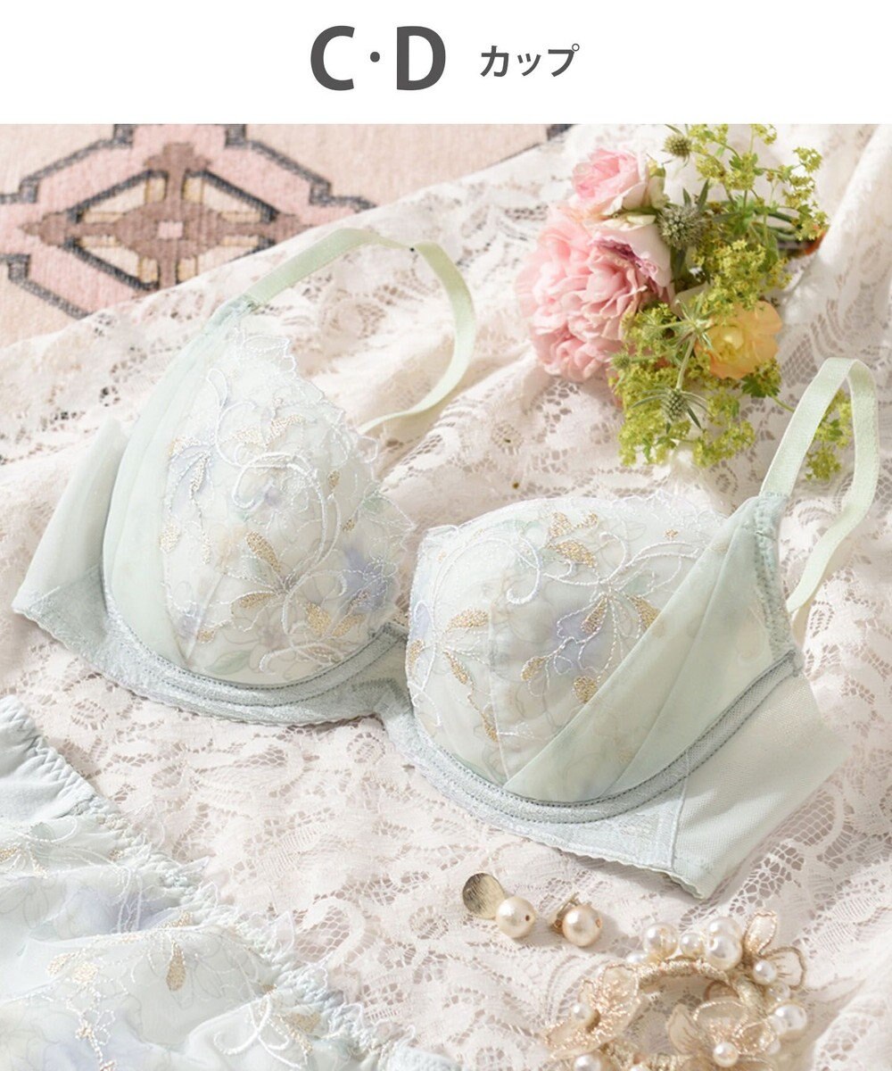 Wing 【エアリーソフトブラ】　ふんわりエアリーな着用感　脇から背中すっきり　ウイング／ワコール　KB2202 