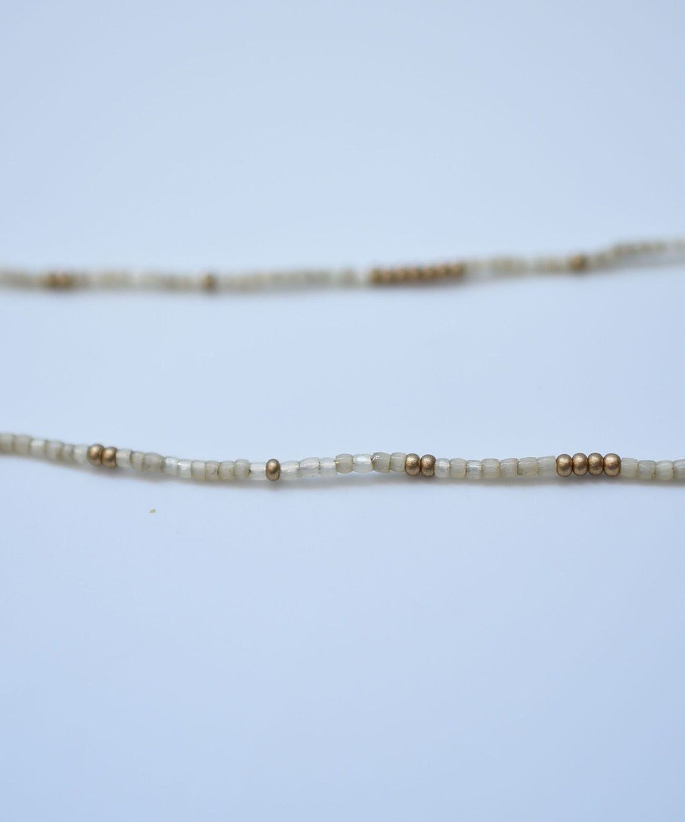 monshiro シルクビーズネックレス 