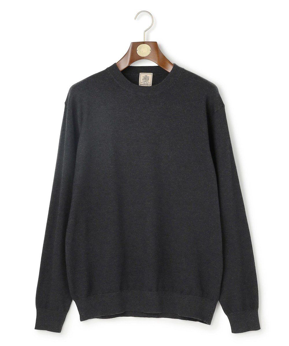 J.PRESS MEN 【WEB・一部店舗限定】レーヨンナイロンクルーネック ニット 
