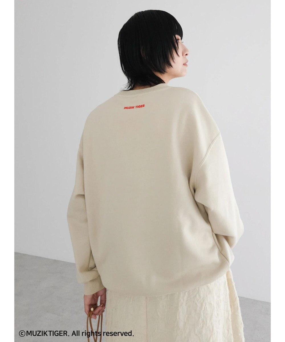 Green Parks ムジークタイガー／裏起毛プリントプルオーバー 