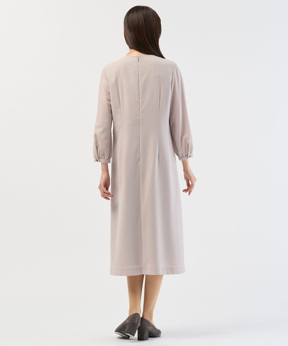 J.PRESS LADIES ノルディス2wayジョーゼット フロントプリーツ ワンピース 