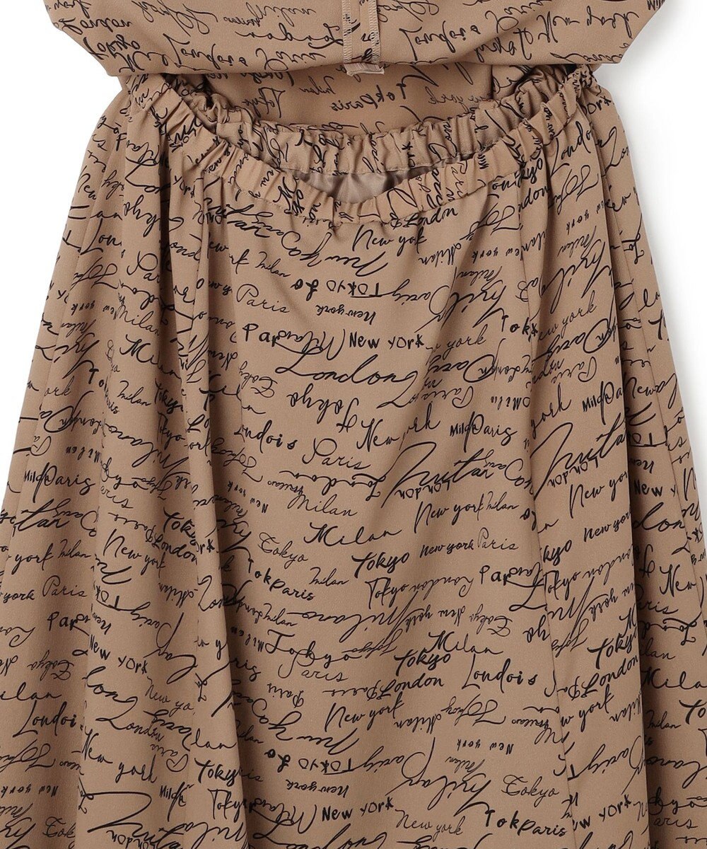 ICB 【30th ANNIVERSARY】5cityプリント ノースリーブワンピース 