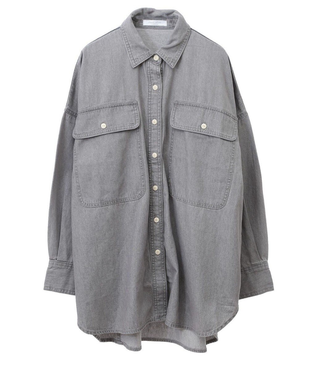 Green Parks デニムＢＩＧシャツ 