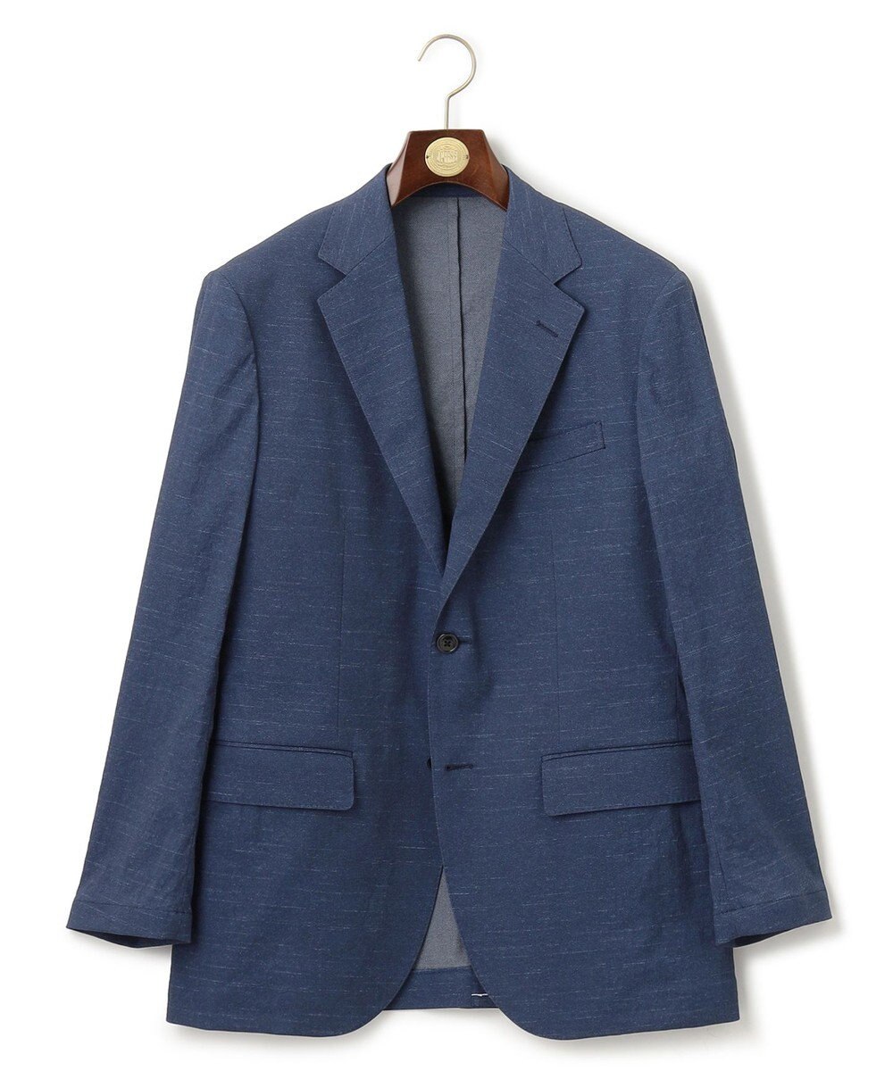 J.PRESS MEN 感動！？上品な見た目に着心地抜群なセットアップ【MECHANICAL】【超軽量 / 清涼感 / 洗える】 ハイパワーストレッチ リネンルックジャケット 