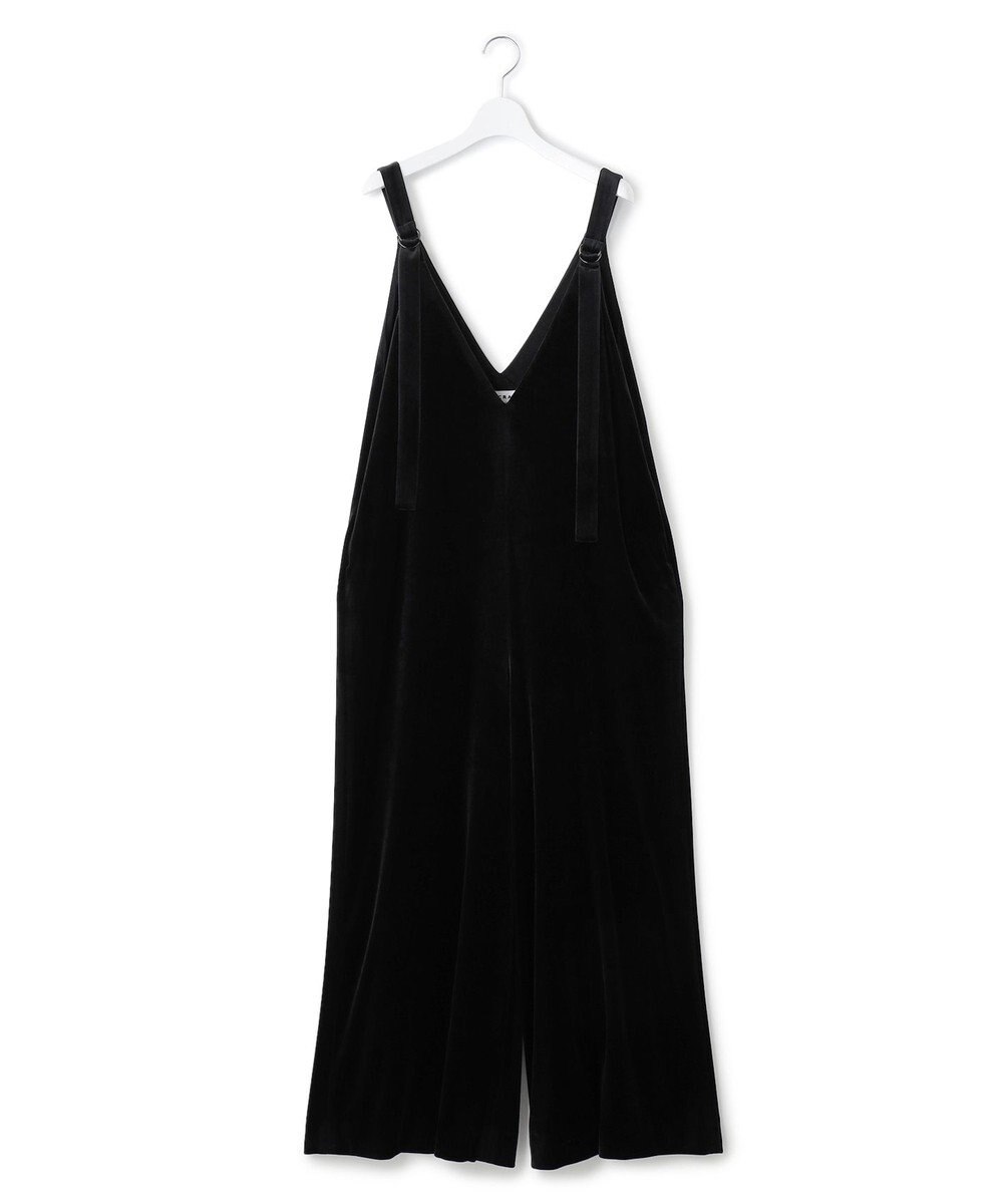 23区 【SACRA】トリアセテートベロア サロペット 