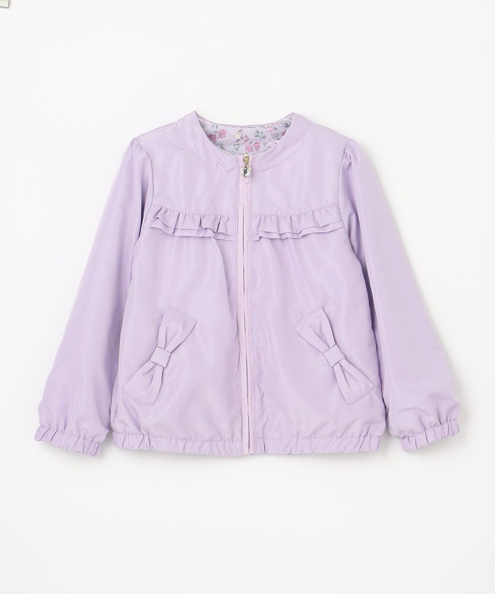 ANY KIDS フード取り外し リバーシブル ブルゾン 