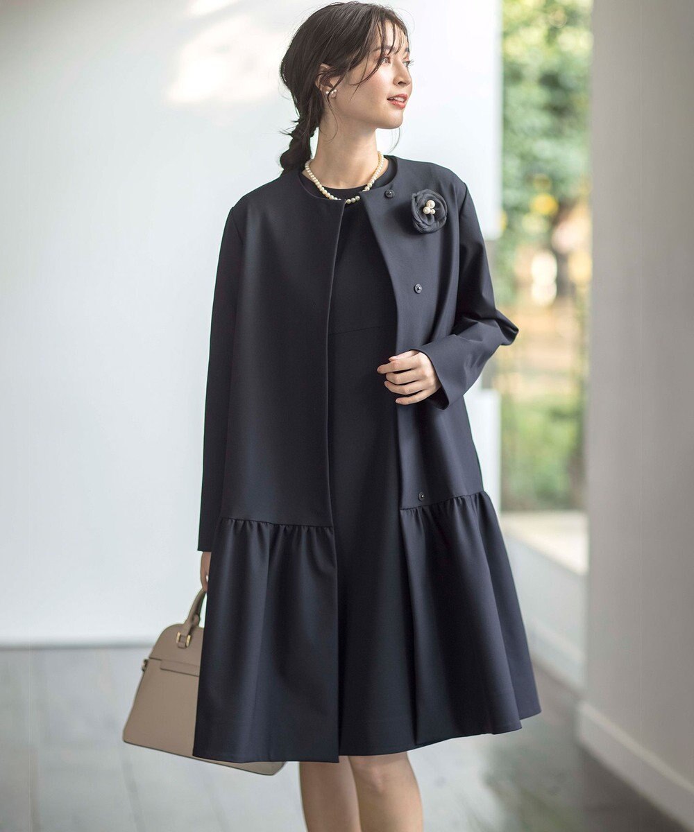 組曲 エアリーフラワーパールコサージュ 