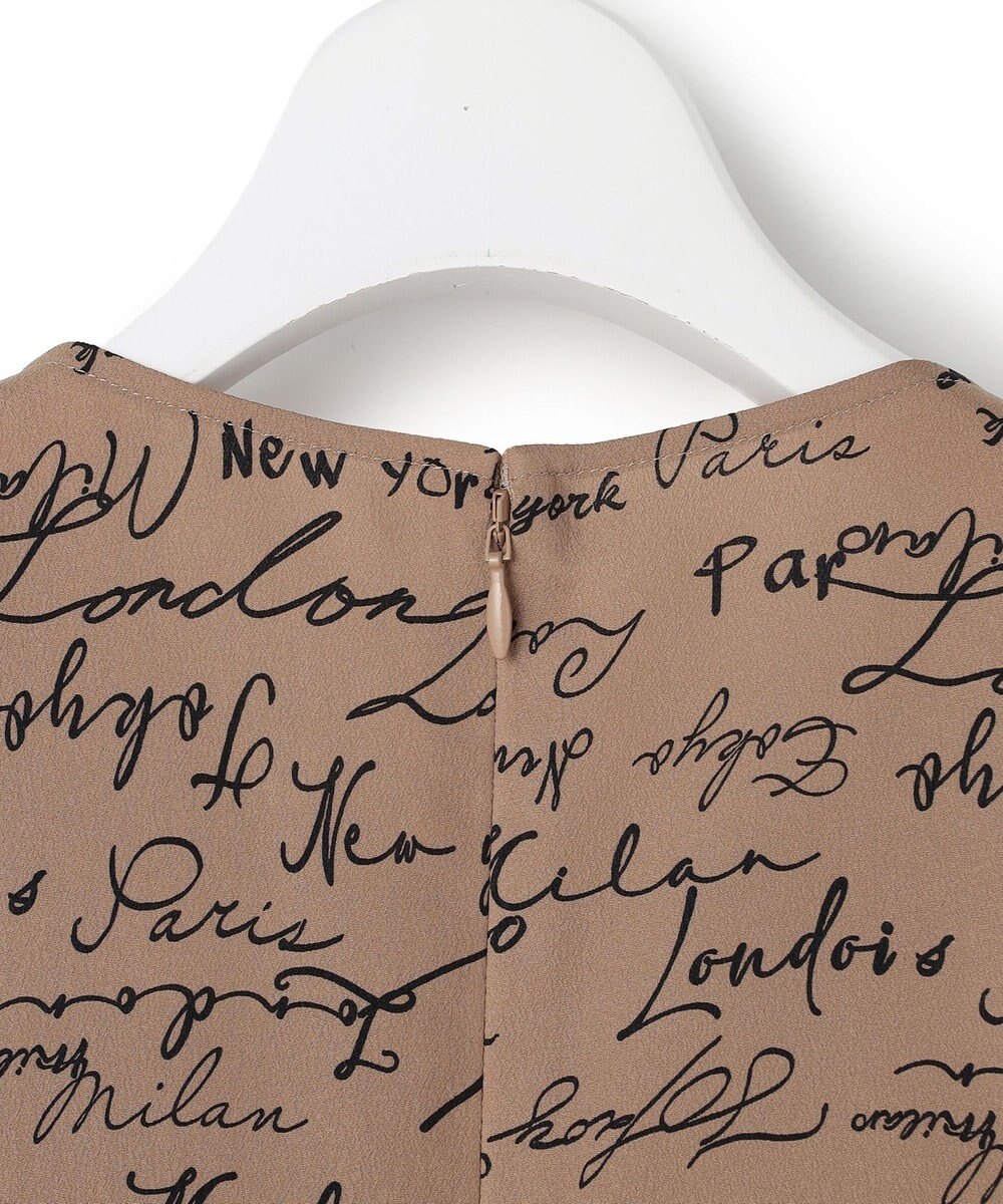 ICB 【30th ANNIVERSARY】5cityプリント ノースリーブワンピース 