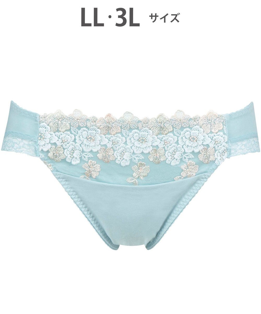 Wing ショーツ KB2060とペア 綿混素材（身生地部） やさしいはきごこち ナチュラルアップブラ はきこみ丈あさめ KF3360 ウイング／ワコール 