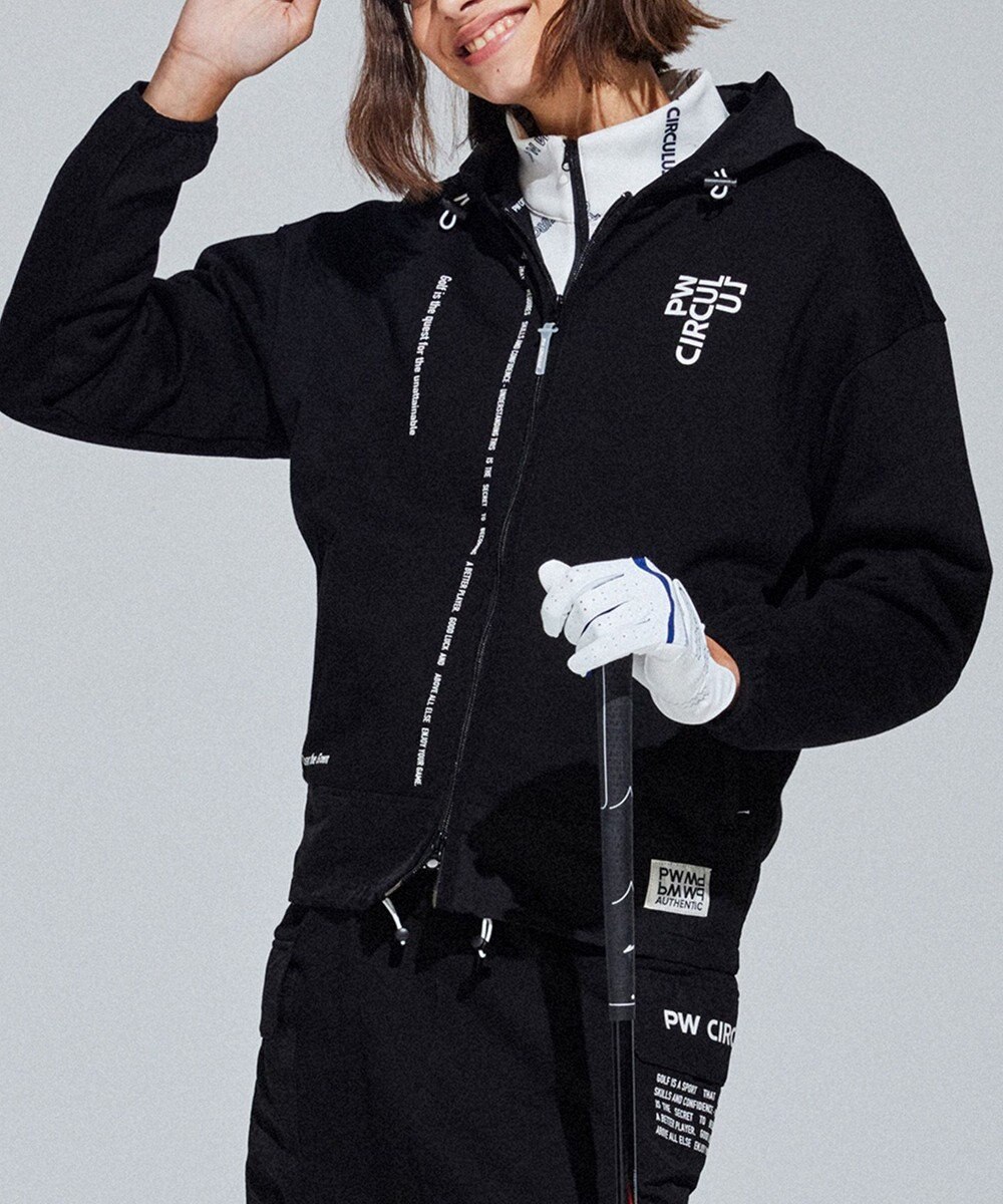 PW CIRCULUS 【WOMEN】裏毛ジップアップフーディー 