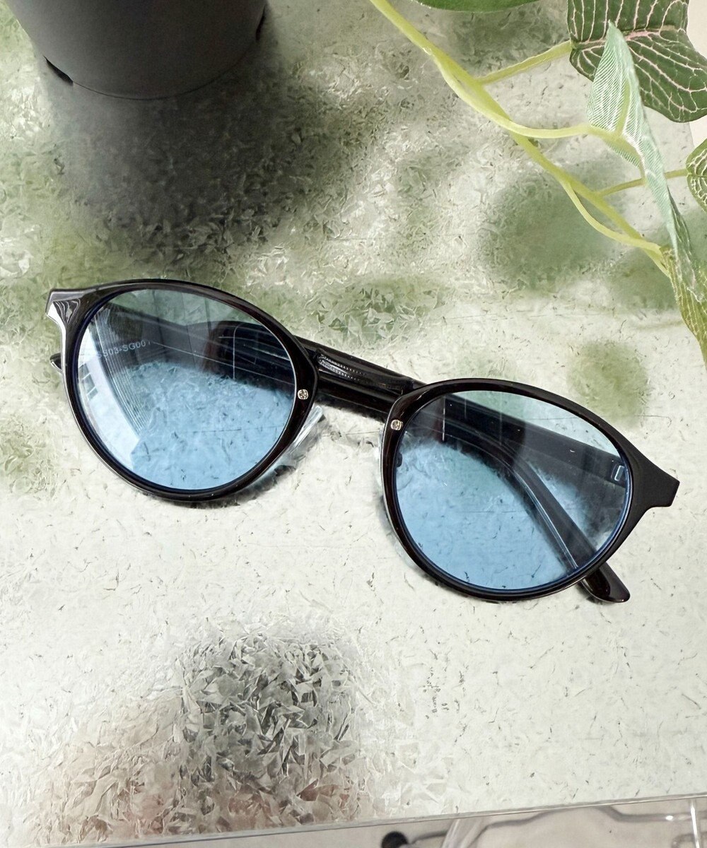 WEGO セルフレームカラーレンズアイウェア 