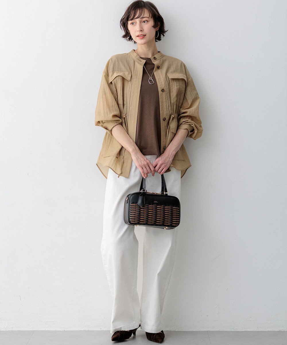 23区 【先行予約】バスケットメッシュ ボストンバッグ 