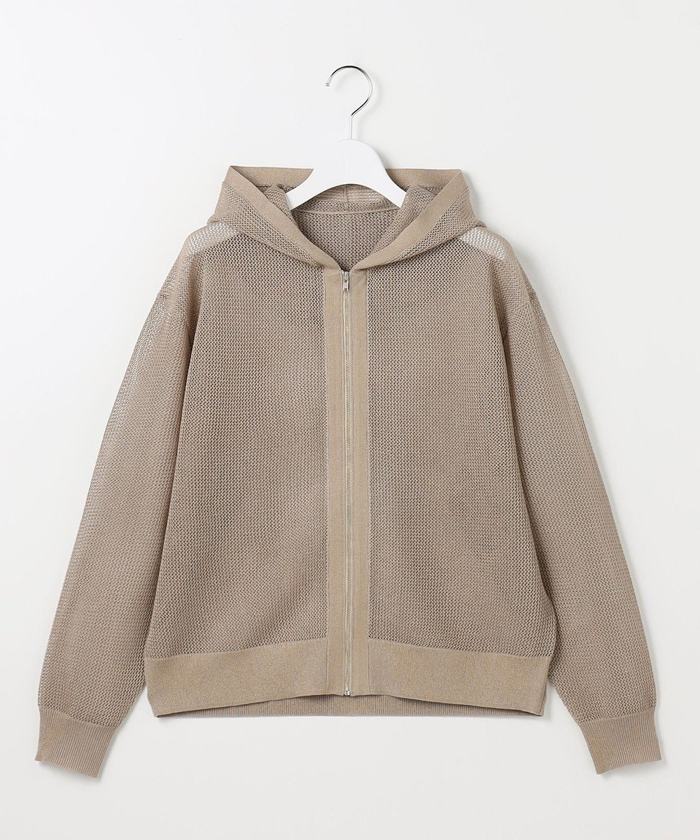 自由区 ライトメッシュジップ パーカー 