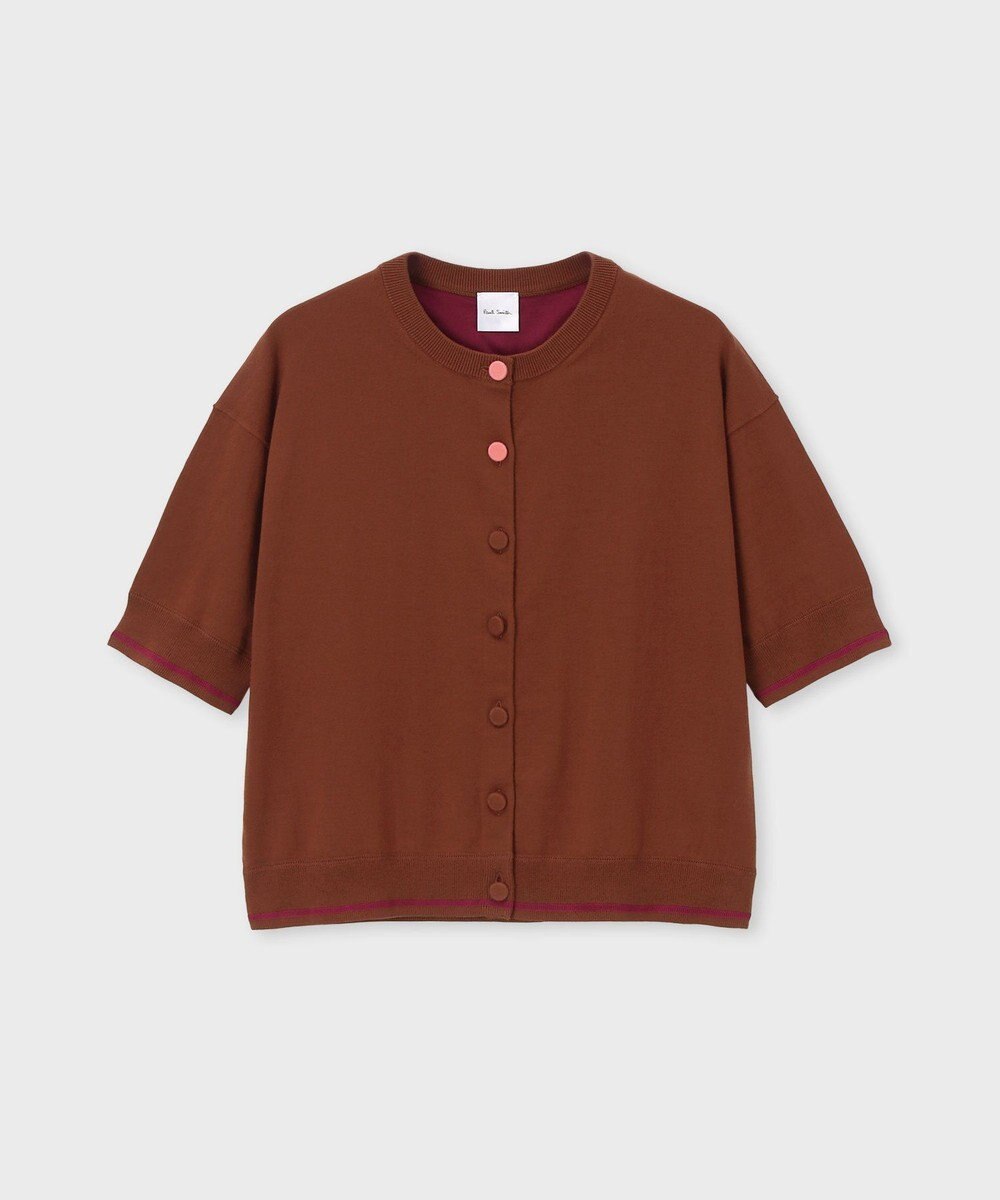 Paul Smith ベーシック クルーネック 半袖カーディガン 